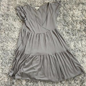 Gray Layered Dress